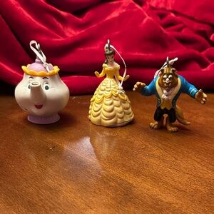 Disney Beauty and the Beast ornament set